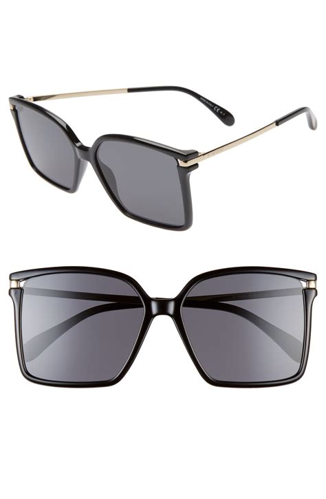 57mm square sunglasses givenchy|givenchy sunglasses women's.